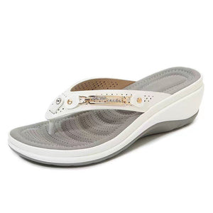 Jewelled Soft Arch Orthopaedic Sandals_1