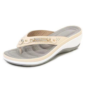 Jewelled Soft Arch Orthopaedic Sandals_2