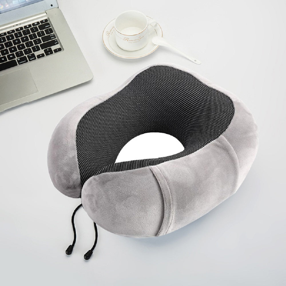 Travel Comfort U-Shaped Memory Foam Neck Pillow_0