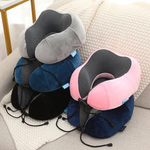 Travel Comfort U-Shaped Memory Foam Neck Pillow_1