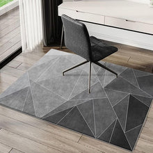 40x60cm Grey Geometric Living Room Tea Table Home Carpet Floor Mat_1