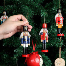 6-Pack Mini Wooden Nutcracker Christmas Ornaments_1