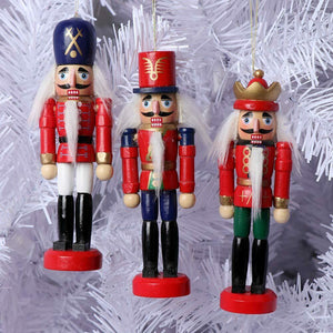 6-Pack Mini Wooden Nutcracker Christmas Ornaments_2