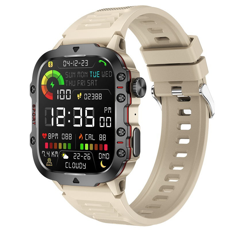 Military Smart Watch Outdoor Sports Fitness Tracker_0