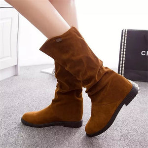 Autumn Midsolid Warm Boots for Women_9