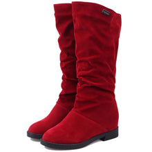 Autumn Midsolid Warm Boots for Women_3