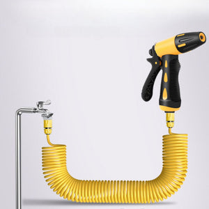 High-Pressure Telescopic Water Hose Set for Efficient Car Washing_0