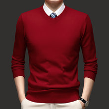 Autumn Winter Men's V-Neck Thick Sweaters