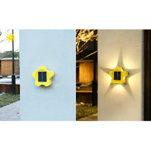 4PCS Outdoor Garden Solar Light Atmosphere Wall Lamp