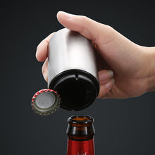 Stainless Steel Push Down Magnet Beer Cap Opener