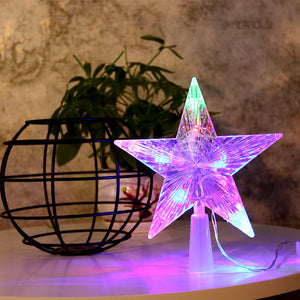 Christmas Tree Top Star Light