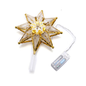 LED Christmas Decor Tree Star Top Light