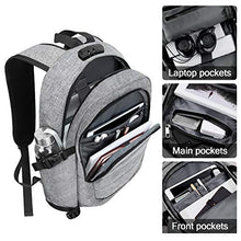 Waterproof Laptop Backpack with USB Port, Anti-theft_5