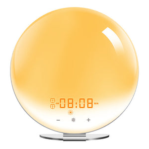 Creative Digital Alarm Clock Sunset and Sunlight Simulator Clock_0