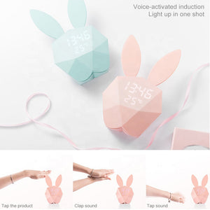 Geometrical Smart Rabbit Musical Motion Sensor Alarm Clock_14