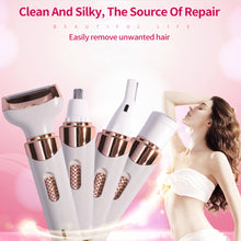 4-in-1 Women's USB Rechargeable Painless Electric Shaver_3