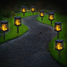 Flickering Flame Solar Powered Outdoor Garden Lantern_6