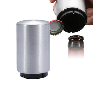 Stainless Steel Automatic Magnetic Bottle Cap Opener_1