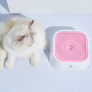 1L Capacity Anti-Spill No Mess Slow Feeding Pet Drinking Bowl_8