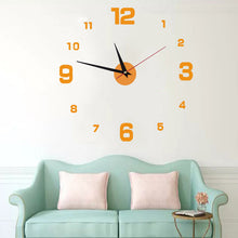 40cm Frameless Modern DIY 3D Wall Clock_2