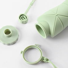 600ml Collapsible Silicone Sports Water Bottle_17