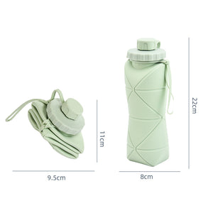 600ml Collapsible Silicone Sports Water Bottle_20