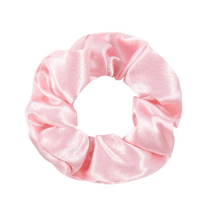 Silky Satin Elastic Scrunchies Ponytail Holders_3