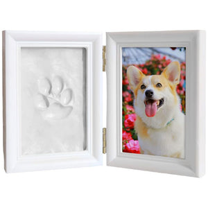 Pet Memorial Frame with Paw Print Impression Kit_0
