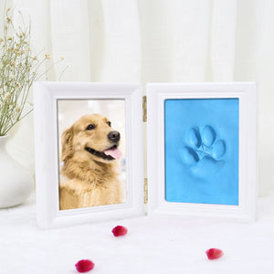 Pet Memorial Frame with Paw Print Impression Kit_2
