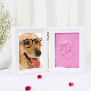 Pet Memorial Frame with Paw Print Impression Kit_7
