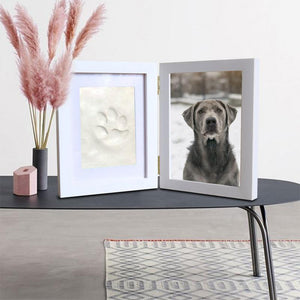 Pet Memorial Frame with Paw Print Impression Kit_11