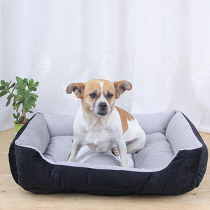 Basket Cushion Soft Warm Deluxe Dog Pet Bed_1