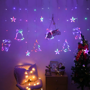 Christmas Curtain Fairy String Lights