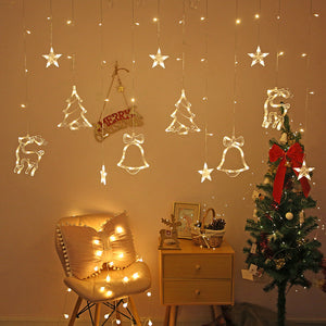 Christmas Curtain Fairy String Lights