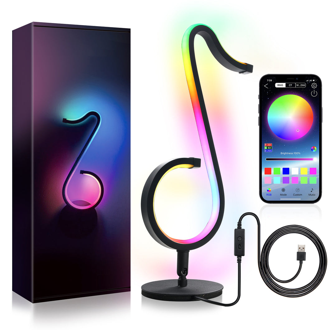 RGB Musical Note Lamp