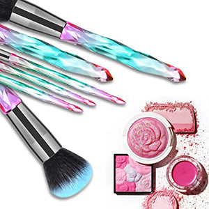 Crystal Handle Makeup Brush Set