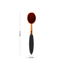 5pcs Oval Makeup Brushes Set