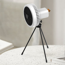 3 Speeds Rechargeable LED Camping Tripod Desk Fan