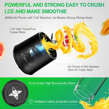 USB Rechargeable 6 Blades Portable Blender Smoothie Maker