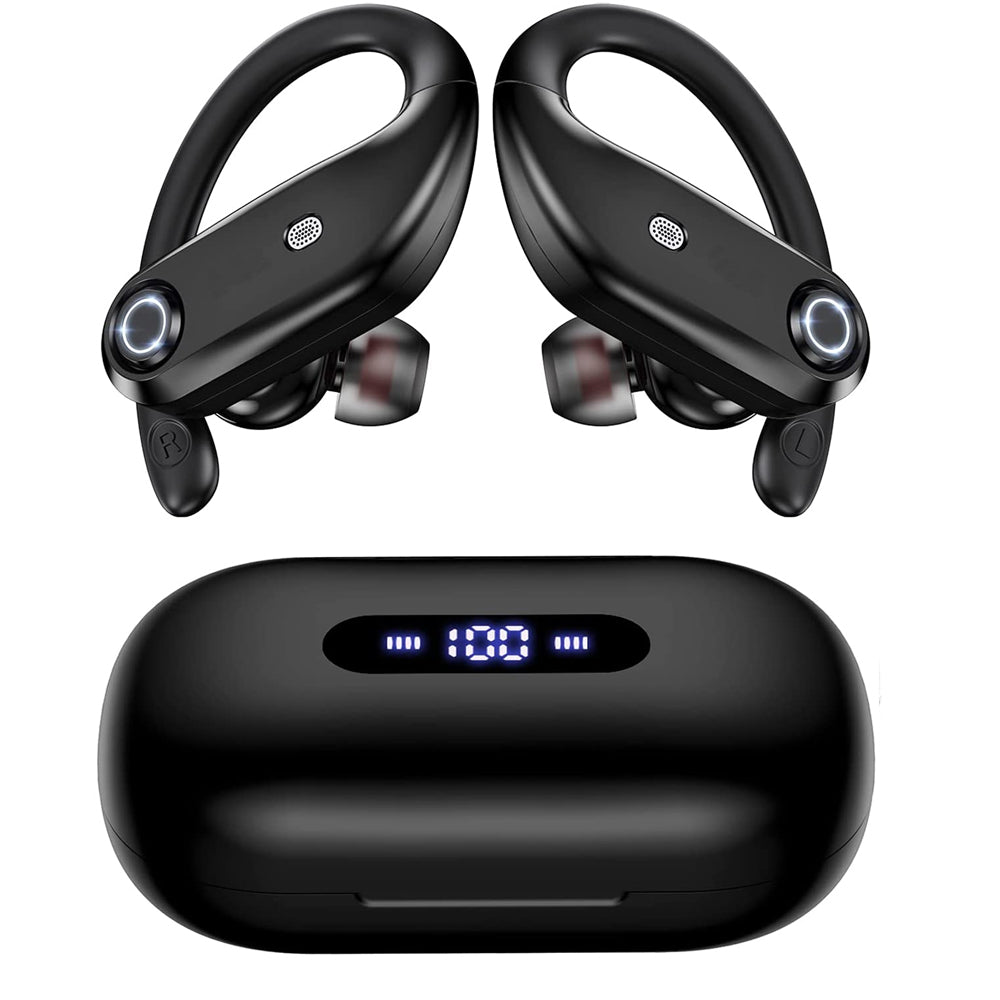 TWS Wireless Earbuds Over Ear Earphones with Charging Case