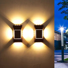 4-Sided Luminous Solar LED Wall Mounted Light