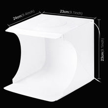 Mini Folding Lightbox 2 LED Photography Softbox