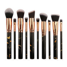 10Pcs Marble Makeup Brush Set