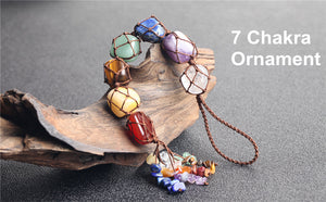 7 Chakra Crystals Car Hanging Ornament