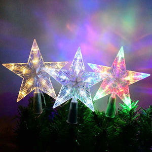 Christmas Tree Top Star Light