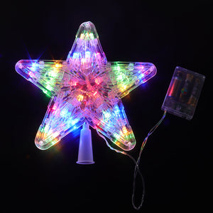 Christmas Tree Top Star Light