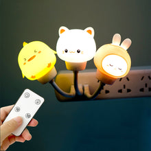 USB Plugged-in Remote Controlled Night Light