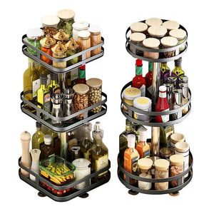 Rotatable Steel Kitchen Organizer