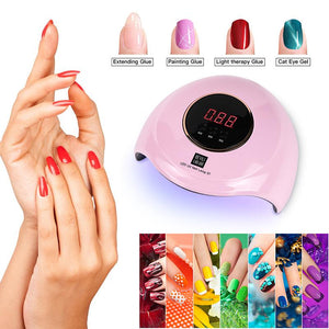 Dual Light Source UV Nail Lamp Led Quick-Drying Manicure Phototherapy Machine