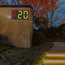 Solar Powered Outdoor LED Illuminated Address Sign